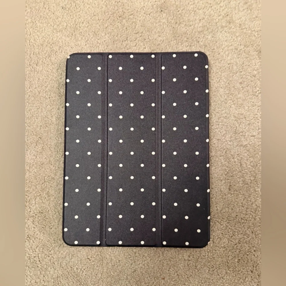 Black Polka Dot IPad Case